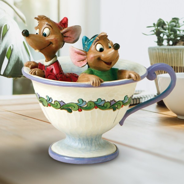 JAQ UND GUS IN THE JIM SHORE BECHER – DISNEY TRADITIONS