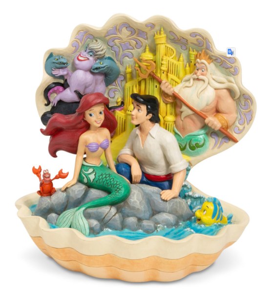 ARIEL UND ERIC IN DER MUSCHEL - DISNEY TRADITIONS