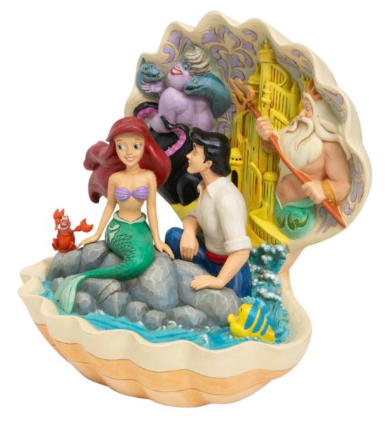 ARIEL UND ERIC IN DER MUSCHEL - DISNEY TRADITIONS