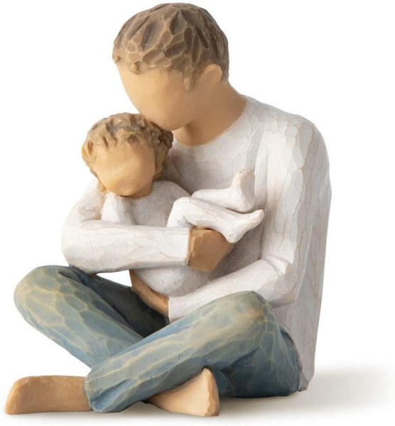 VATER UND SEIN KLEINES KIND - WILLOW TREE