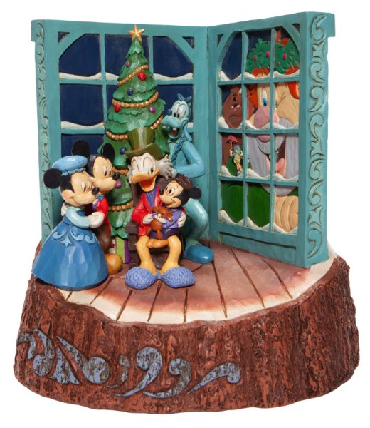 MICKEY-WEIHNACHTSLIEDER WOODCARVED - DISNEY TRADITIONS