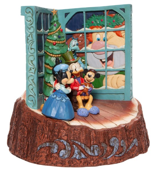 MICKEY-WEIHNACHTSLIEDER WOODCARVED - DISNEY TRADITIONS