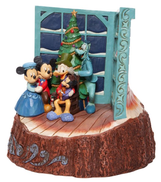 MICKEY-WEIHNACHTSLIEDER WOODCARVED - DISNEY TRADITIONS