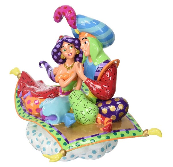 ALADDIN UND JASMIN AUF DEM FLIEGENDEN TEPPICH - DISNEY BRITTO