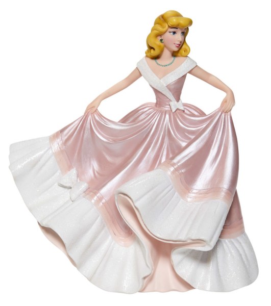 Aschenputtel im rosafarbenen Kleid – Disney-Haute-Couture-Schaufenster