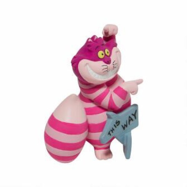 MINI-CHESHIRE-KATZE „THIS WAY“ (70.) – DISNEY-Vitrine