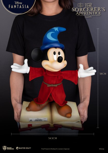 MICKEY DER ZAUBERlehrling FANTASIA 38 cm – DISNEY MASTERCRAFT