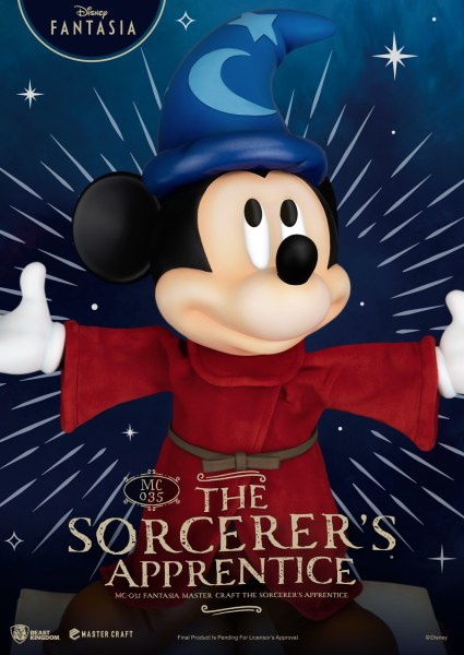 MICKEY DER ZAUBERlehrling FANTASIA 38 cm – DISNEY MASTERCRAFT