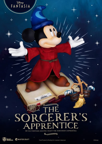 MICKEY DER ZAUBERlehrling FANTASIA 38 cm – DISNEY MASTERCRAFT