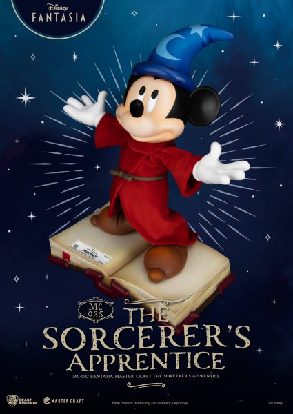 MICKEY DER ZAUBERlehrling FANTASIA 38 cm – DISNEY MASTERCRAFT