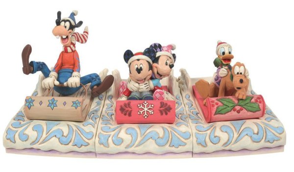 MICKEY UND MINIE IM SCHLITTEN - DISNEY TRADITIONS