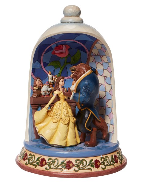 DIE SCHÖNE UND DAS BIEST ROSA DIORAMA – DISNEY TRADITIONS