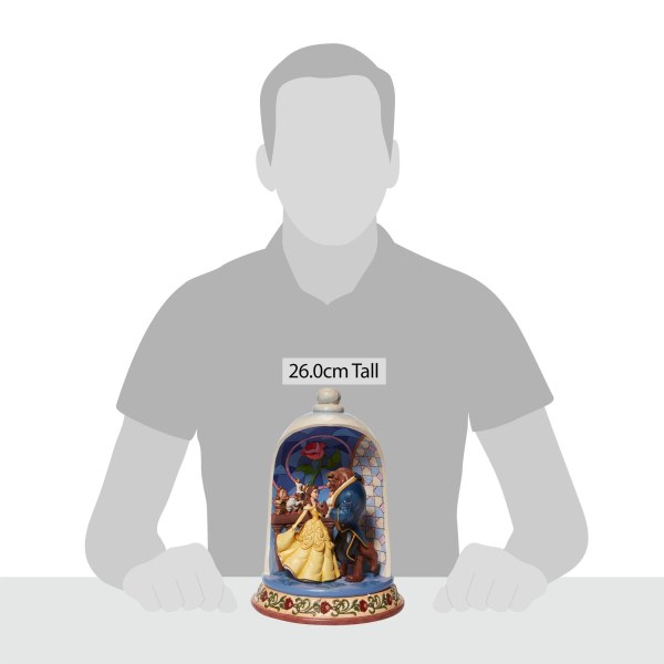 DIE SCHÖNE UND DAS BIEST ROSA DIORAMA – DISNEY TRADITIONS
