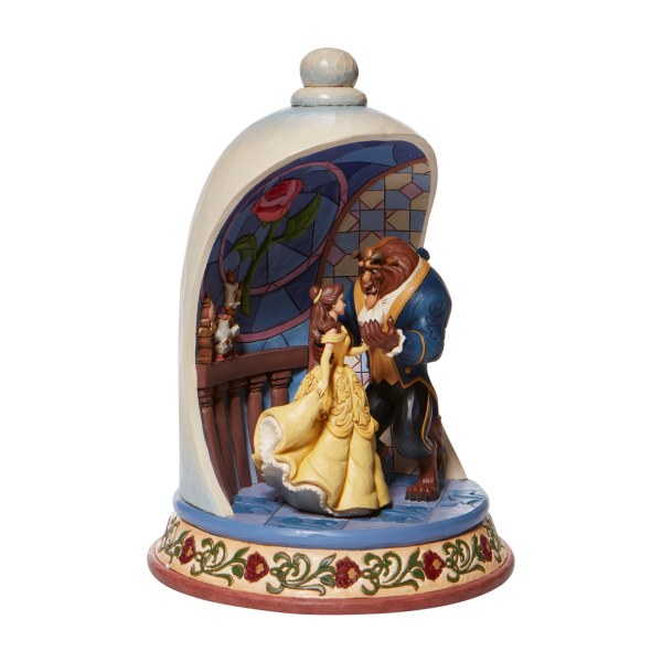 DIE SCHÖNE UND DAS BIEST ROSA DIORAMA – DISNEY TRADITIONS