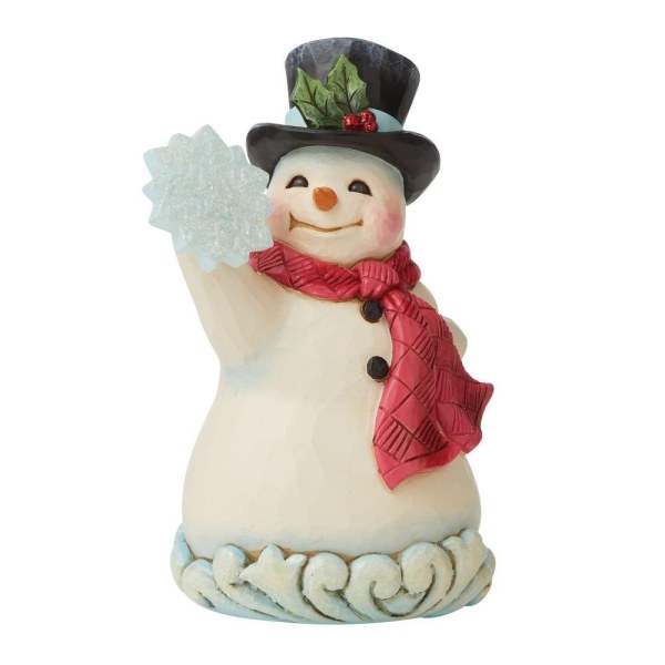 SCHNEEMANN MIT SCHNEEFLOCKE JIM SHORE HEARTWOOD CREEK