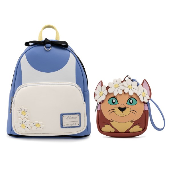 MINI-RUCKSACK „ALICE IM WUNDERLAND“ MIT ABNEHMBARER TASCHE – DISNEY LOUNGEFLY
