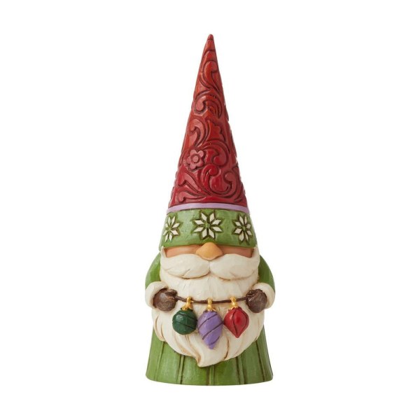 WEIHNACHTSZWERG MIT ORNAMENTEN JIM SHORE HEARTWOOD CREEK