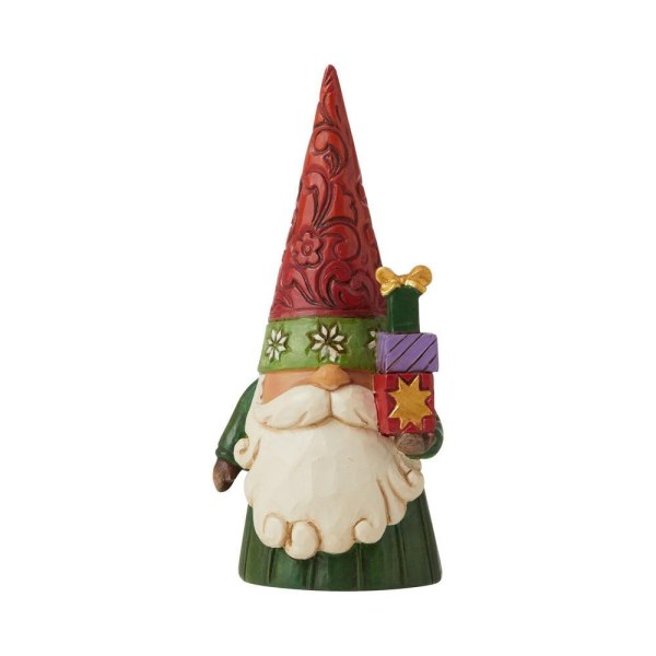 WEIHNACHTSZWERG MIT GESCHENKEN JIM SHORE HEARTWOOD CREEK