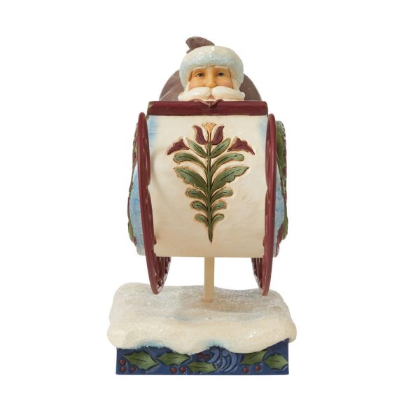 VIKTORIANISCHER WEIHNACHTSMANN IN SLEDGE JIM SHORE HEARTWOOD CREEK