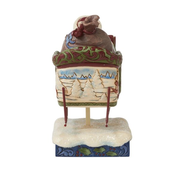 VIKTORIANISCHER WEIHNACHTSMANN IN SLEDGE JIM SHORE HEARTWOOD CREEK