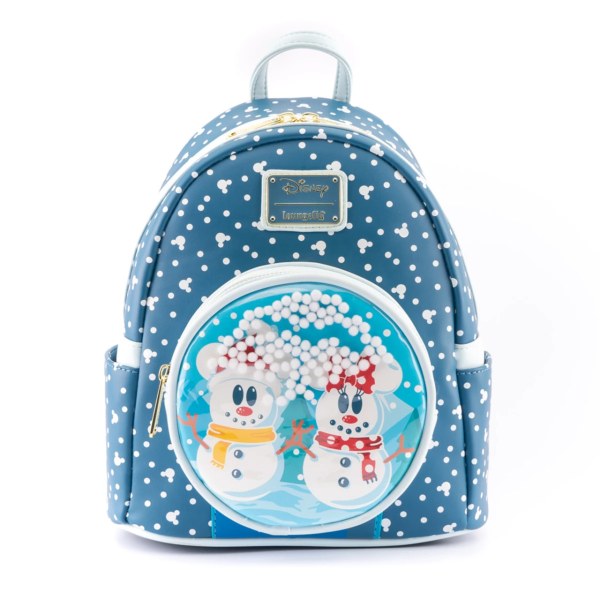 MICKEY & MINNIE SNOW GLOBE MINI RUCKSACK – DISNEY LOUNGEFLY