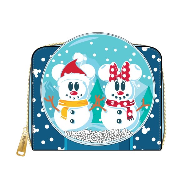 MICKEY & MINNIE SNOW GLOBE BRIEFTASCHE – DISNEY LOUNGEFLY