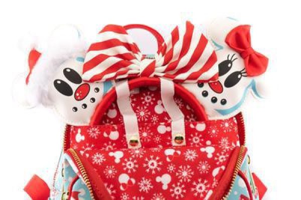 MINI-RUCKSACK UND STIRNBAND MICKEY & MINNIE SCHNEEMÄNNER – DISNEY LOUNGEFLY