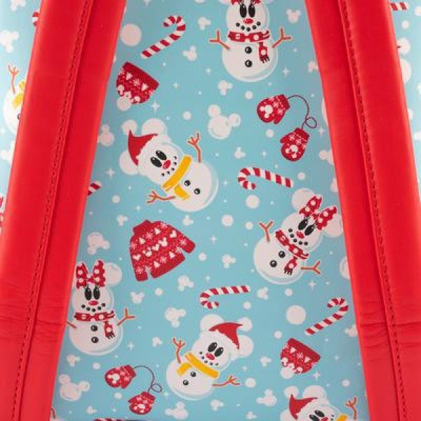 MINI-RUCKSACK UND STIRNBAND MICKEY & MINNIE SCHNEEMÄNNER – DISNEY LOUNGEFLY