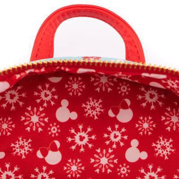 MINI-RUCKSACK UND STIRNBAND MICKEY & MINNIE SCHNEEMÄNNER – DISNEY LOUNGEFLY