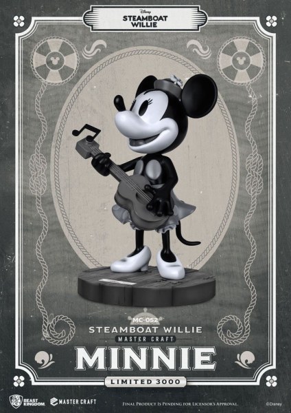 STEAMBOAT WILLIE MINNIE – DISNEY MASTERCRAFT