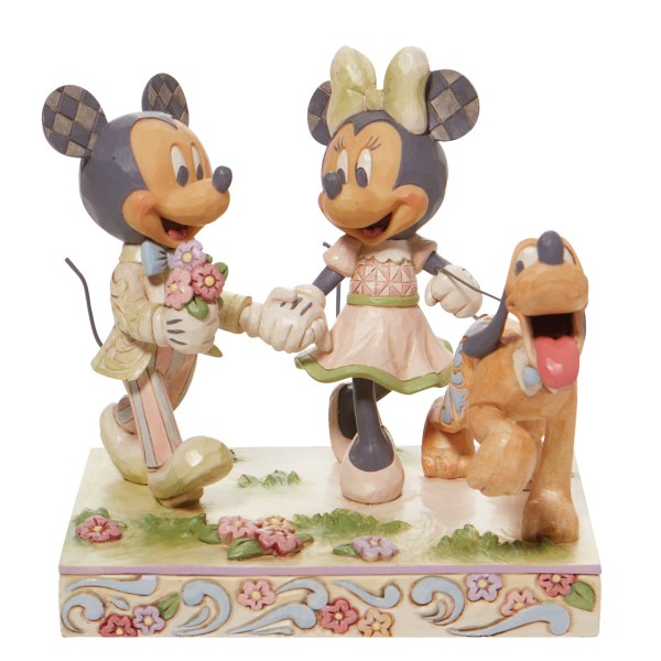MICKEY, MINNIE UND PLUTO WHITE WOODLAND – DISNEY TRADITIONS
