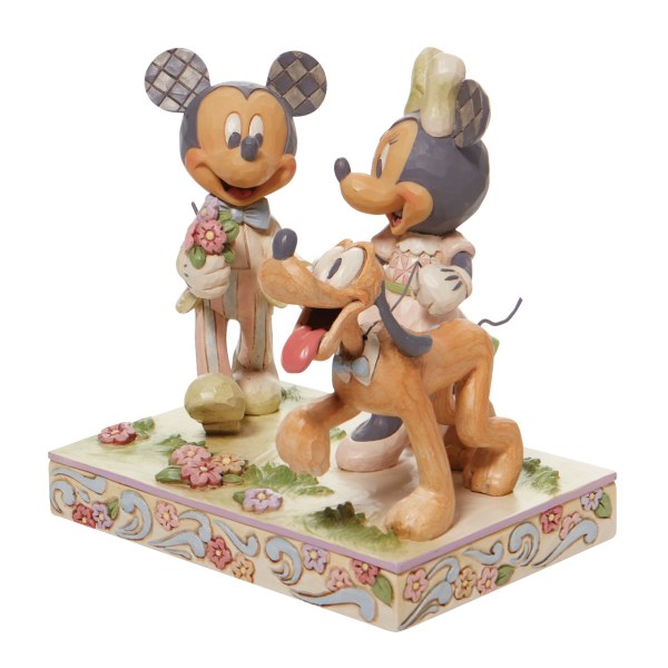 MICKEY, MINNIE UND PLUTO WHITE WOODLAND – DISNEY TRADITIONS