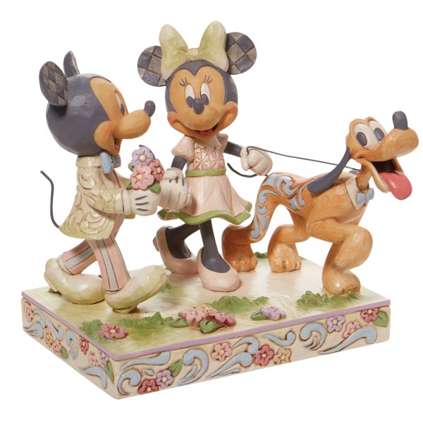 MICKEY, MINNIE UND PLUTO WHITE WOODLAND – DISNEY TRADITIONS