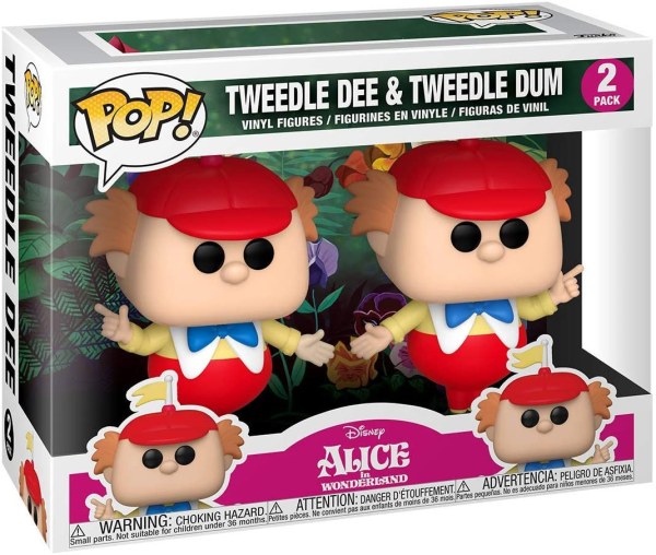 FUNKO POP! 2 Stück – Disney Alice im Wunderland – Tweedle Dee und Tweedle Dum