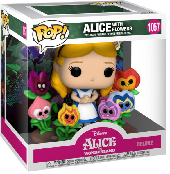 FUNKO POP! 1057 DELUXE DISNEY ALICE IM WUNDERLAND – ALICE MIT BLUMEN
