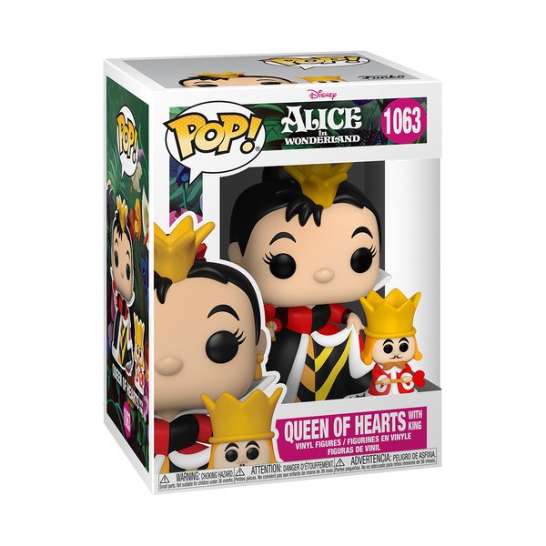 FUNKO POP! 1063 DISNEY ALICE IM WUNDERLAND – KÖNIGIN DER HERZEN UND KÖNIG DER HERZEN