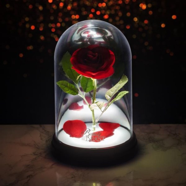 VERZAUBERTE ROSA LAMPE - DISNEY DIE SCHÖNE UND DAS BEAST