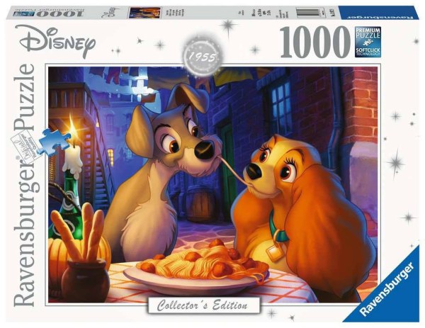 BELLE UND DER TRAMP SAMMLEREDITION-PUZZLE (1000 TEILE) – DISNEY