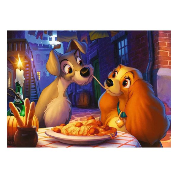 BELLE UND DER TRAMP SAMMLEREDITION-PUZZLE (1000 TEILE) – DISNEY