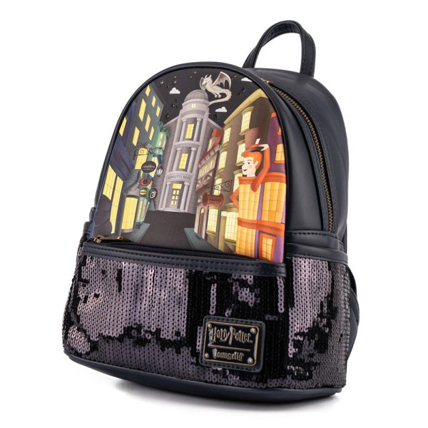 DIAGON ALLEY MINI-RUCKSACK – HARRY POTTER LOUNGEFLY