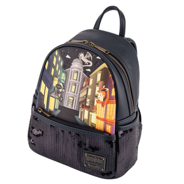 DIAGON ALLEY MINI-RUCKSACK – HARRY POTTER LOUNGEFLY