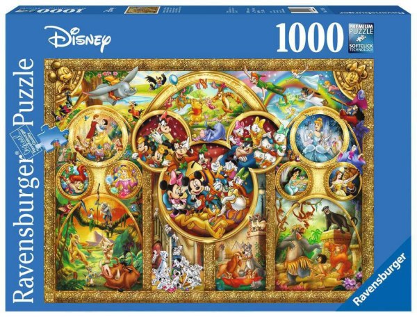 PUZZLE DIE SCHÖNSTEN THEMEN (1000 TEILE) - DISNEY