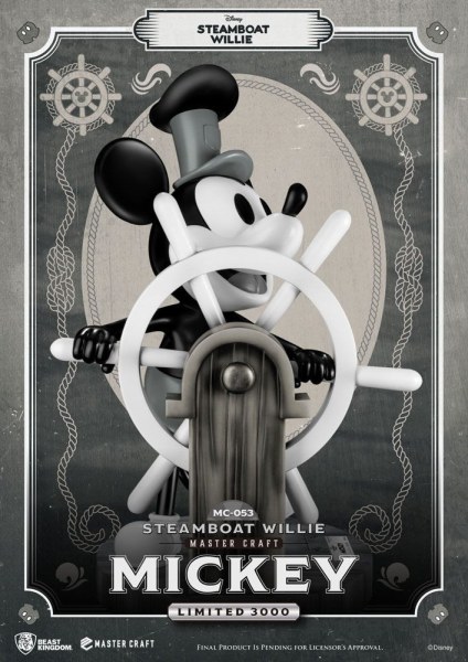STEAMBOAT WILLIE MICKEY – DISNEY MASTERCRAFT