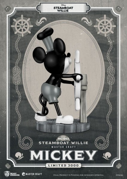 STEAMBOAT WILLIE MICKEY – DISNEY MASTERCRAFT