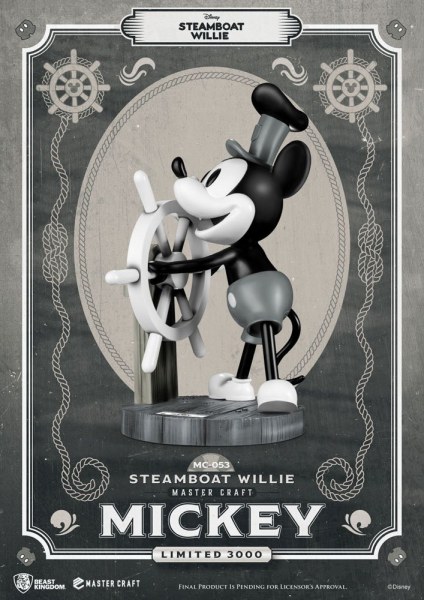 STEAMBOAT WILLIE MICKEY – DISNEY MASTERCRAFT