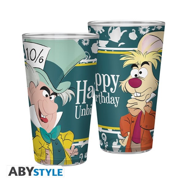 XXL ALICE FROHLICHER UNGEBURTSTAG GLAS - DISNEY