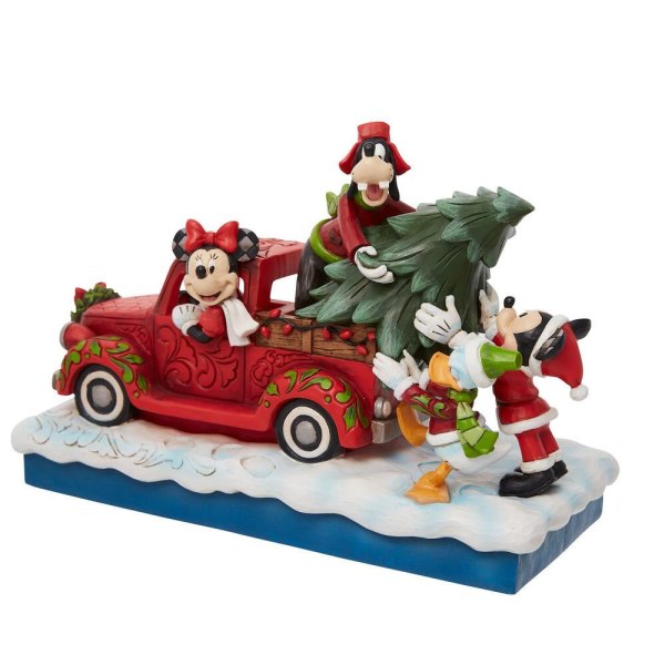 MICKEY UND FREUNDE LADEN DEN WEIHNACHTSBAUM IN EINEN ROTEN LKW – DISNEY TRADITIONS