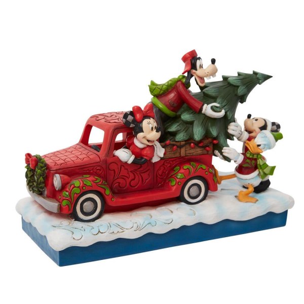 MICKEY UND FREUNDE LADEN DEN WEIHNACHTSBAUM IN EINEN ROTEN LKW – DISNEY TRADITIONS