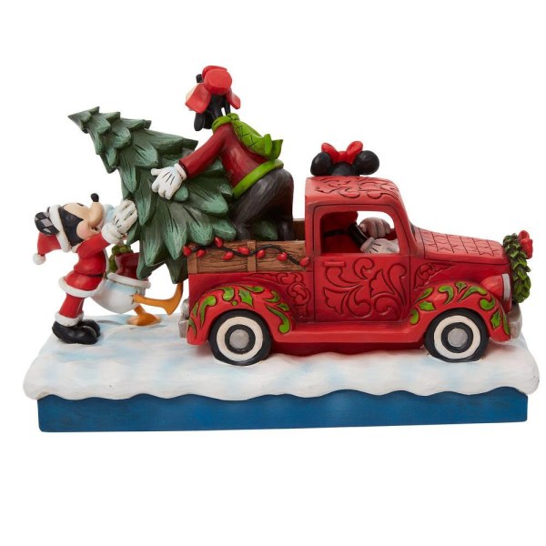 MICKEY UND FREUNDE LADEN DEN WEIHNACHTSBAUM IN EINEN ROTEN LKW – DISNEY TRADITIONS