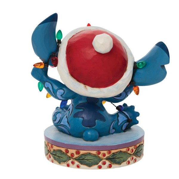 STITCH MATTED IN CHRISTMAS GARLAND - DISNEY TRADITIONS